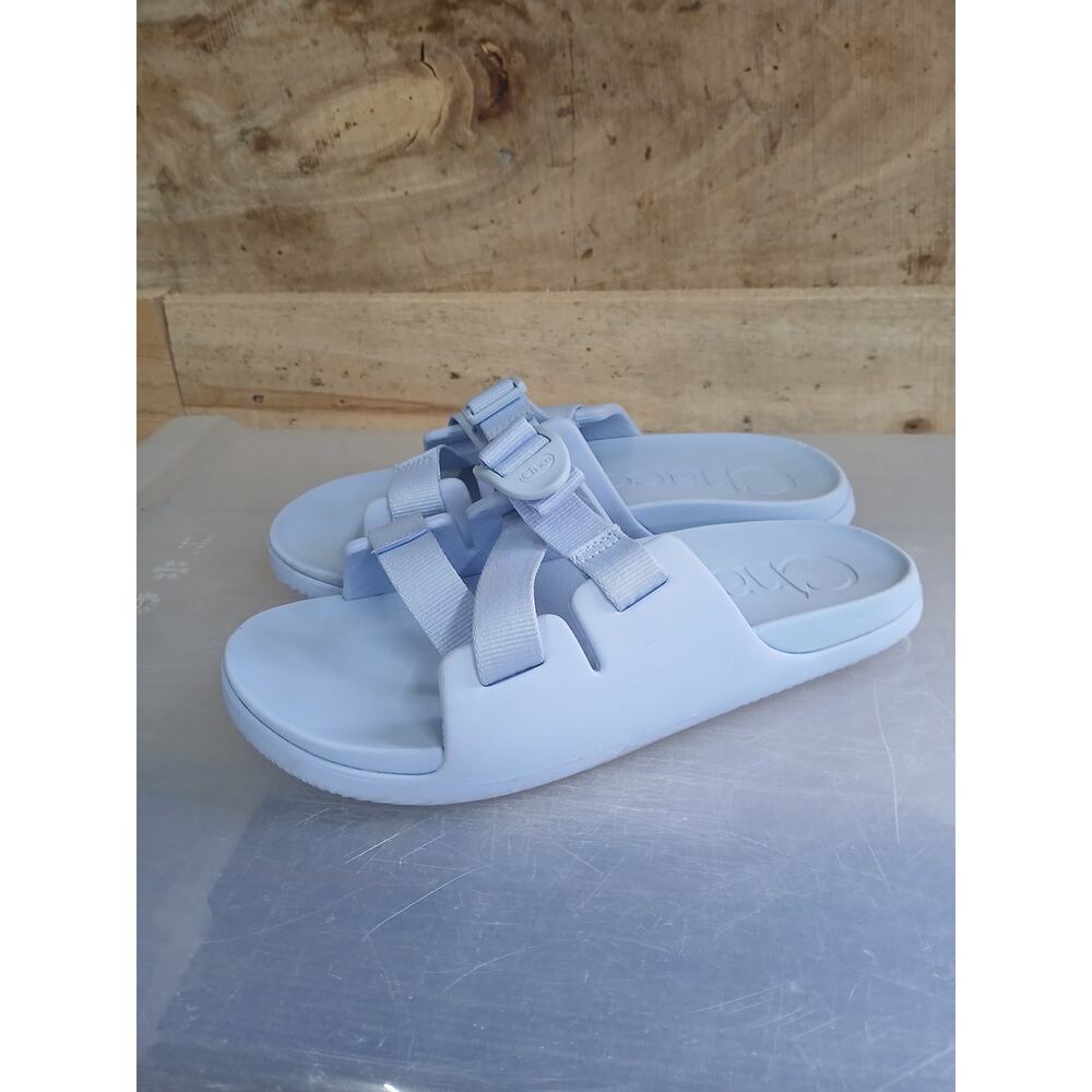 Chaco Chillos Slide Sandal periwinkle youth 5